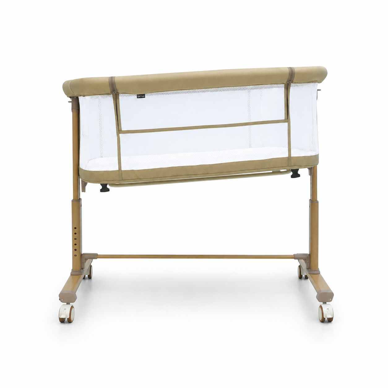Asalvo 2in1 Kinder- & Beistellbett SKY in Beige