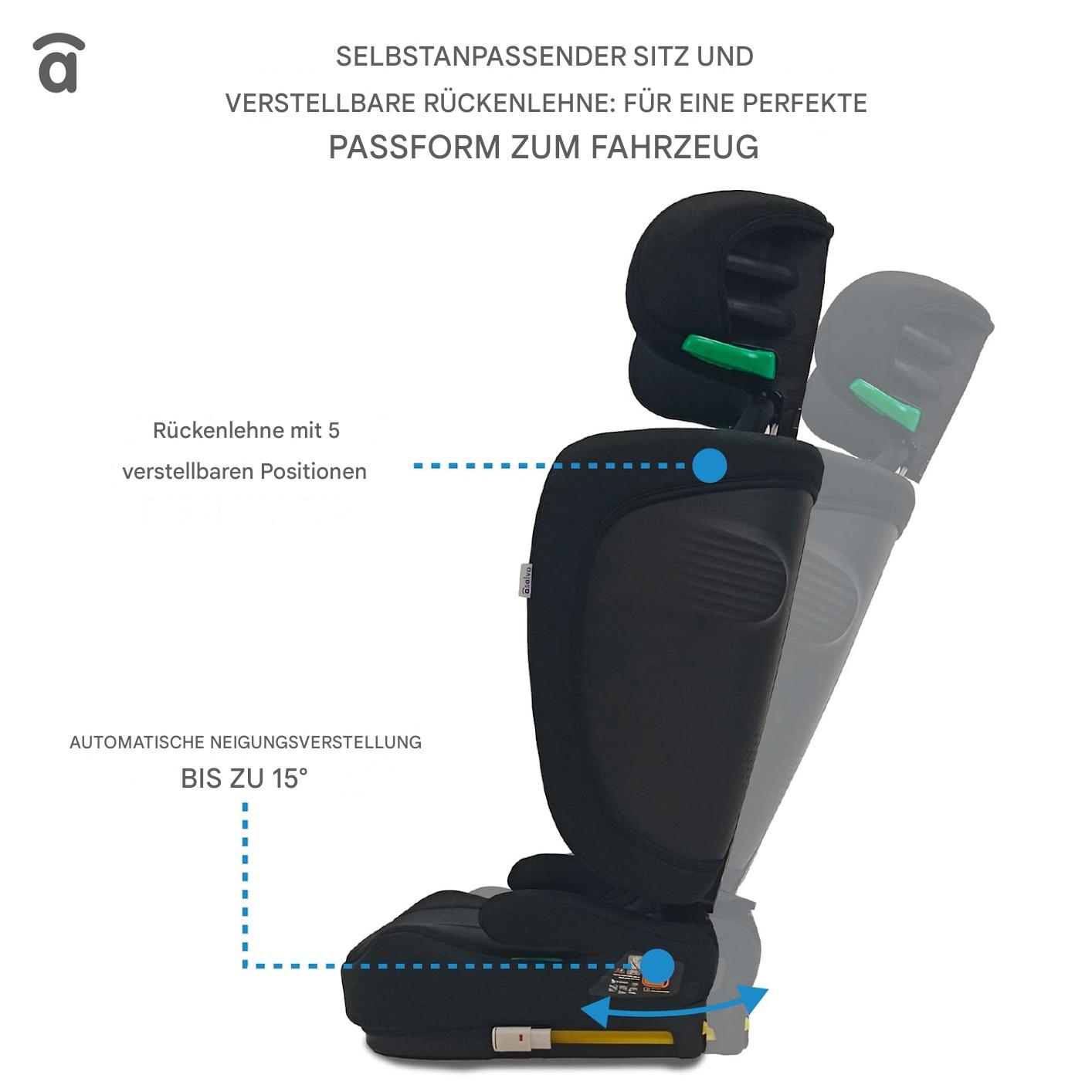 Asalvo Kinderautositz Omniguardin Schwarzer