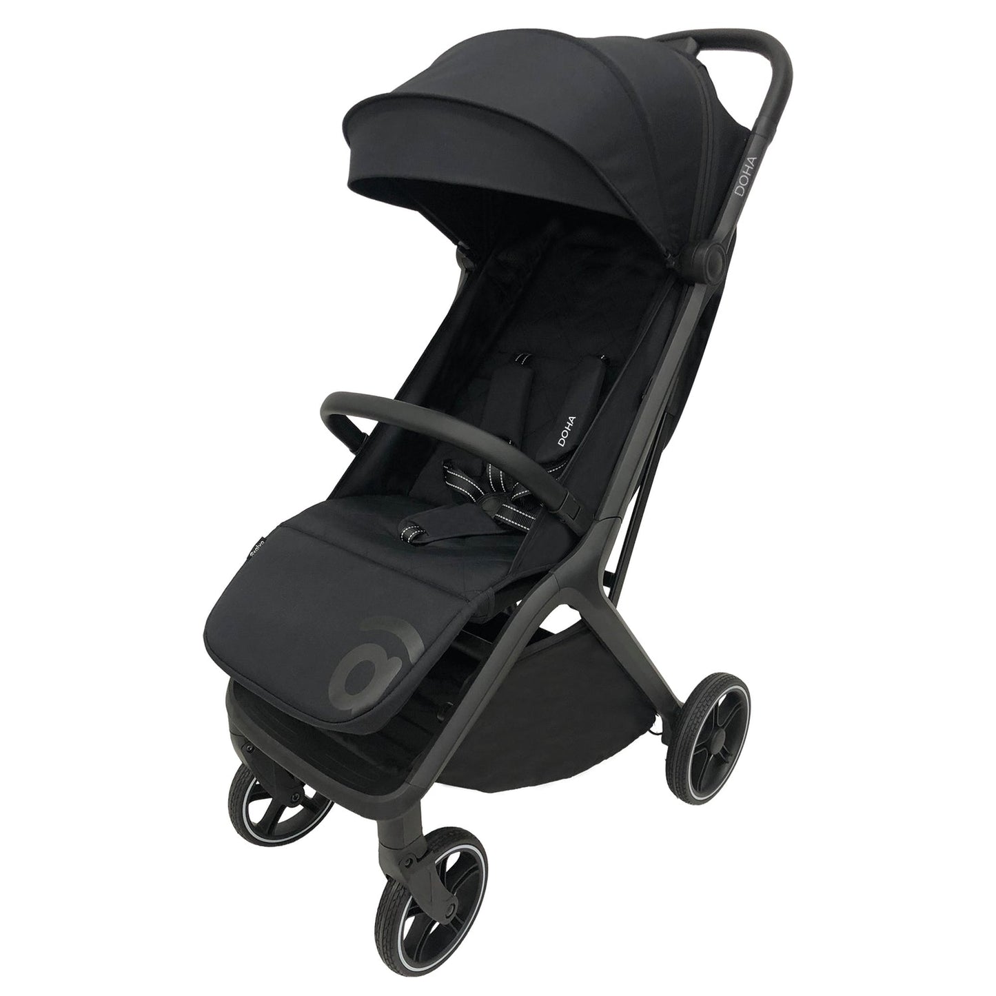 Asalvo Kinderwagen Doha in Schwarz