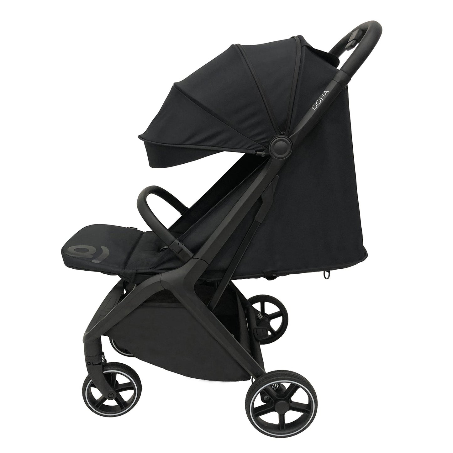 Asalvo Kinderwagen Doha in Schwarz