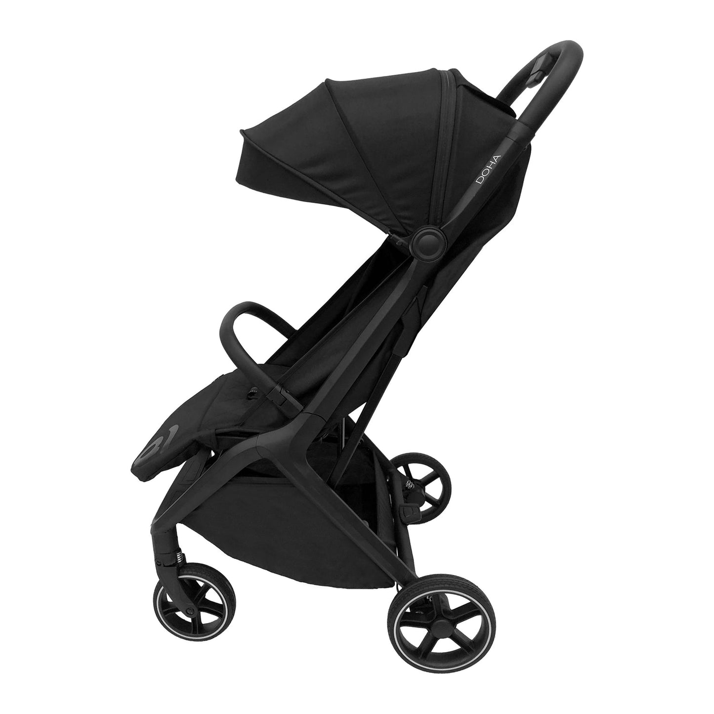 Asalvo Kinderwagen Doha in Schwarz