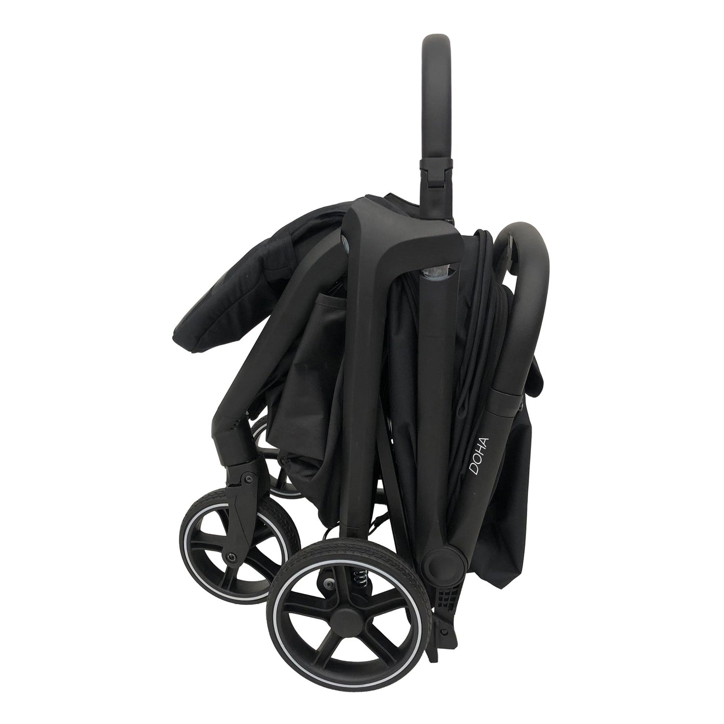 Asalvo Kinderwagen Doha in Schwarz