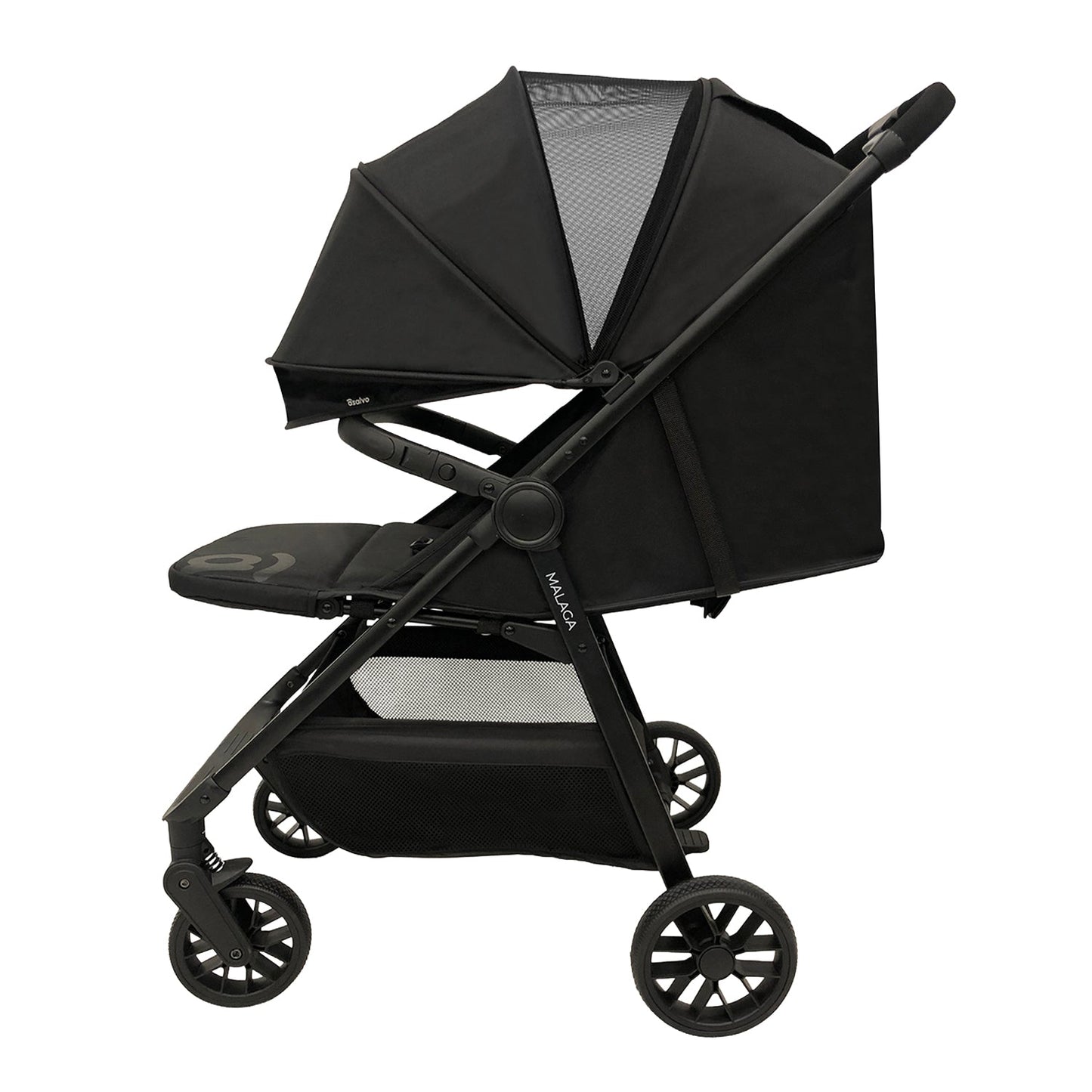 Asalvo Malaga schwarzer Kinderwagen
