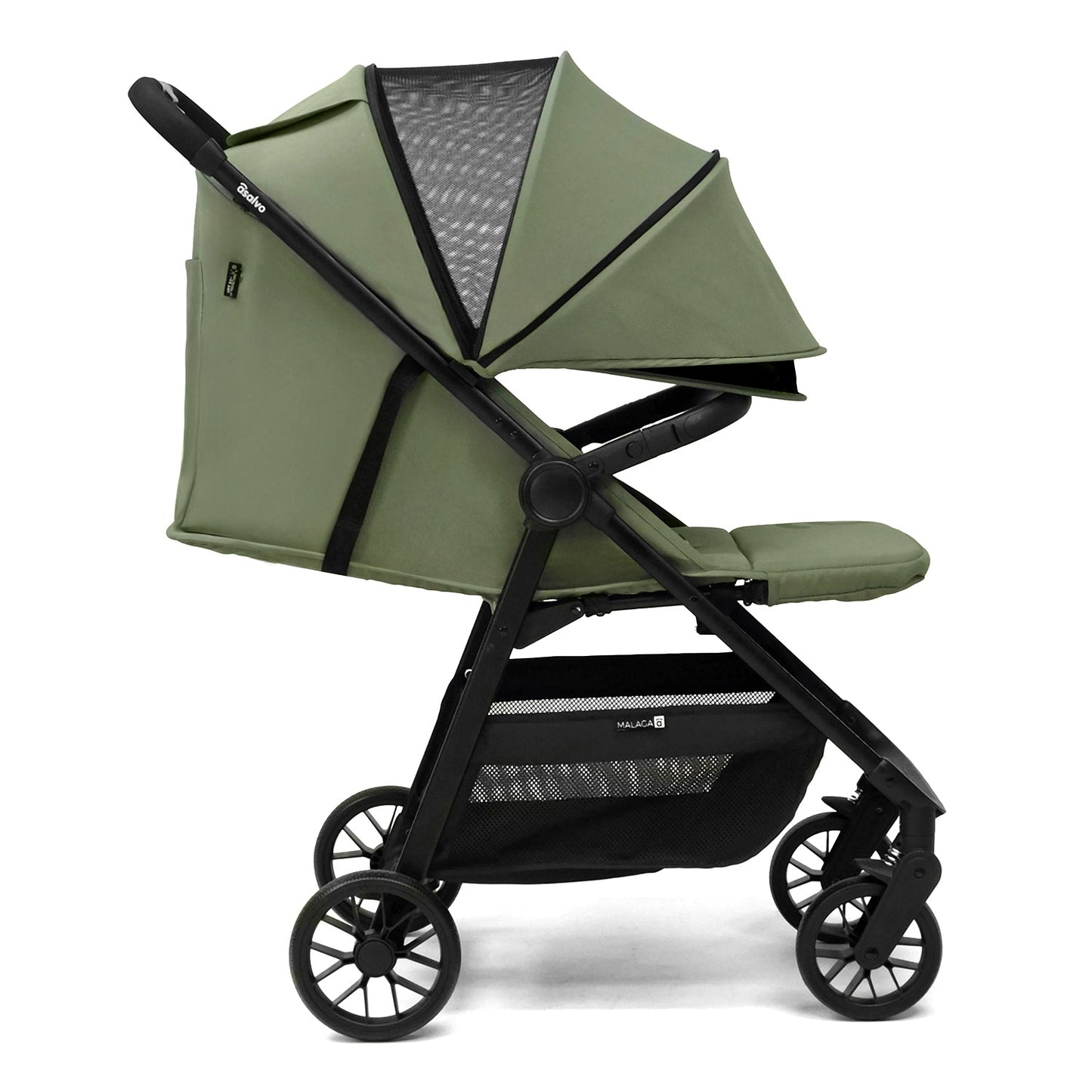 Asalvo Kinderwagen Malaga in grün