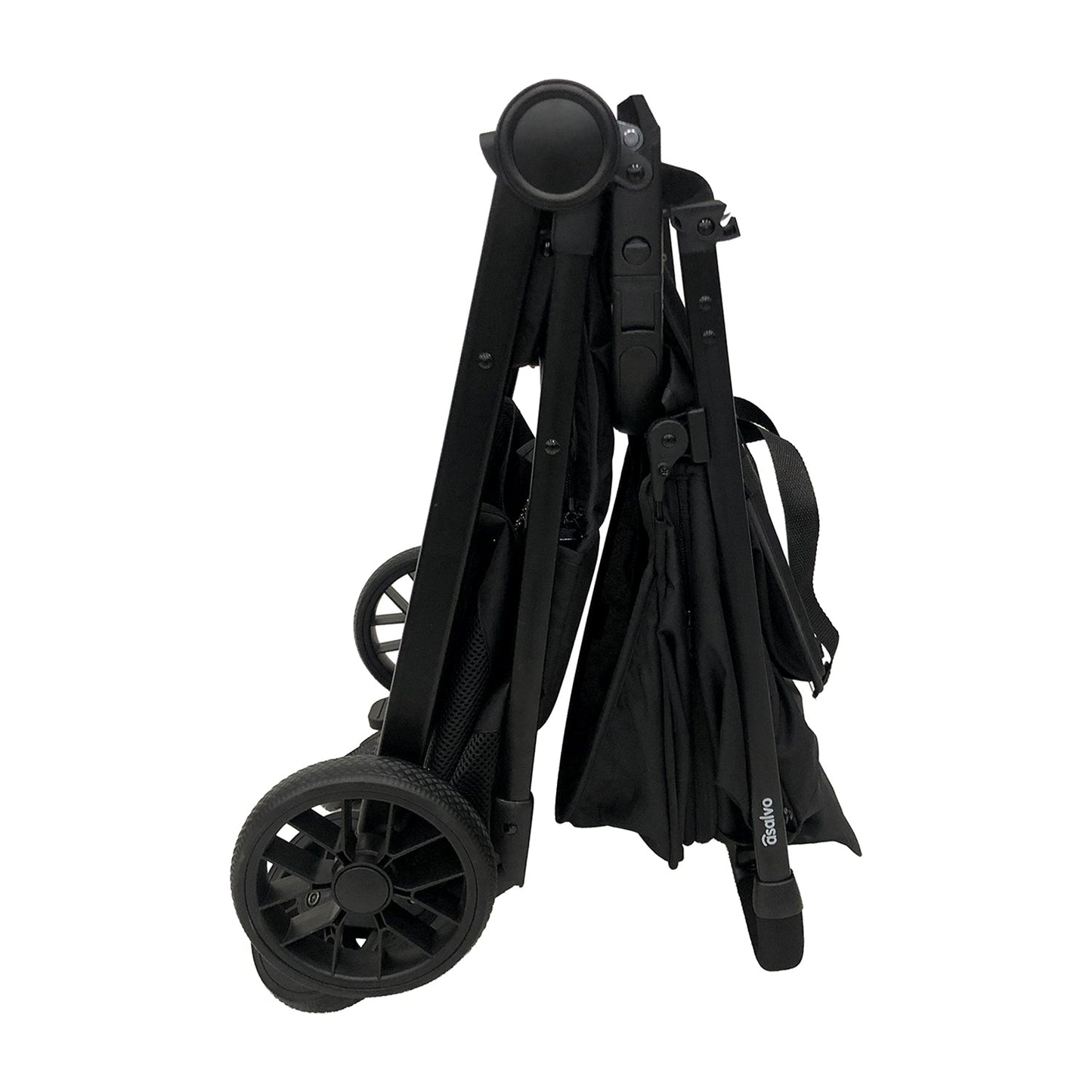 Asalvo Malaga schwarzer Kinderwagen