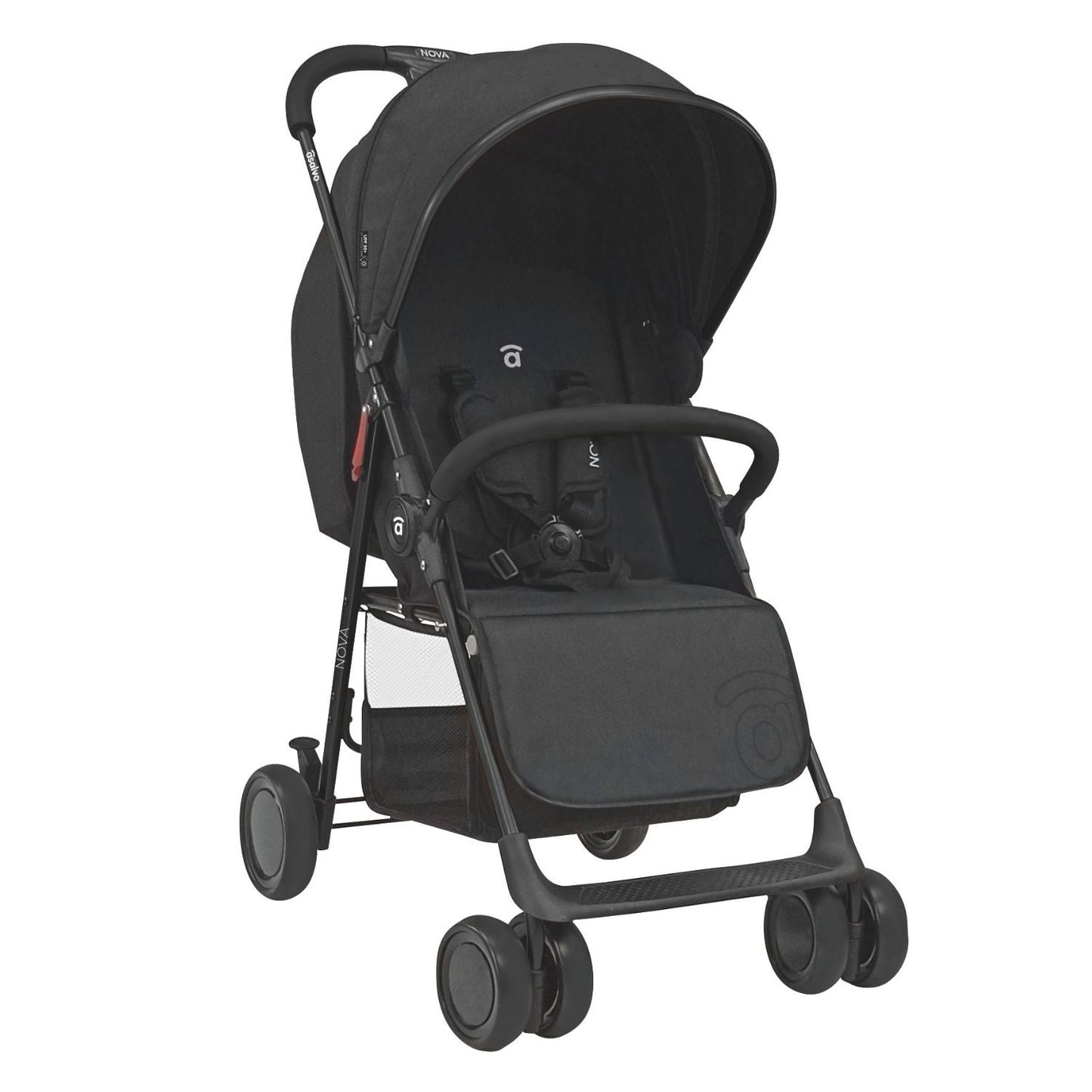 Asalvo Nova Black Kinderwagen leicht und faltbar