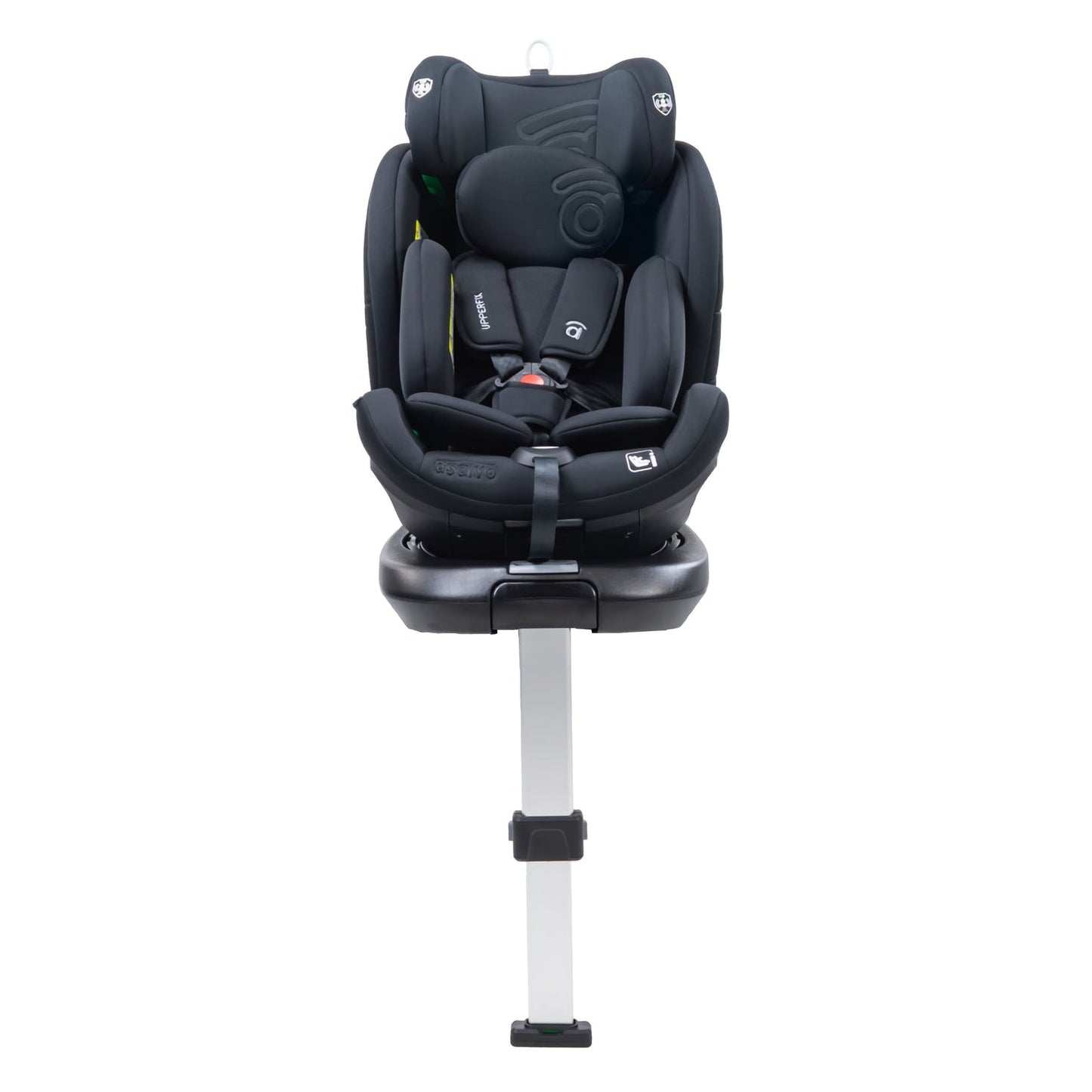 Asalvo Kinderautositz 40-150CM UPPERFIX in schwarz