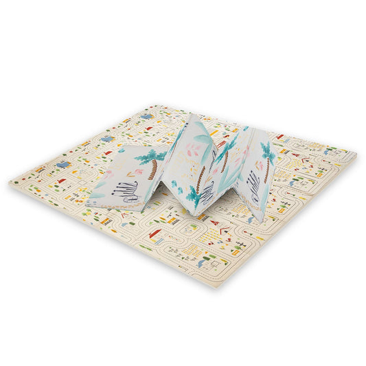 XXL foldable play mat 200 x 180 cm Mundpark