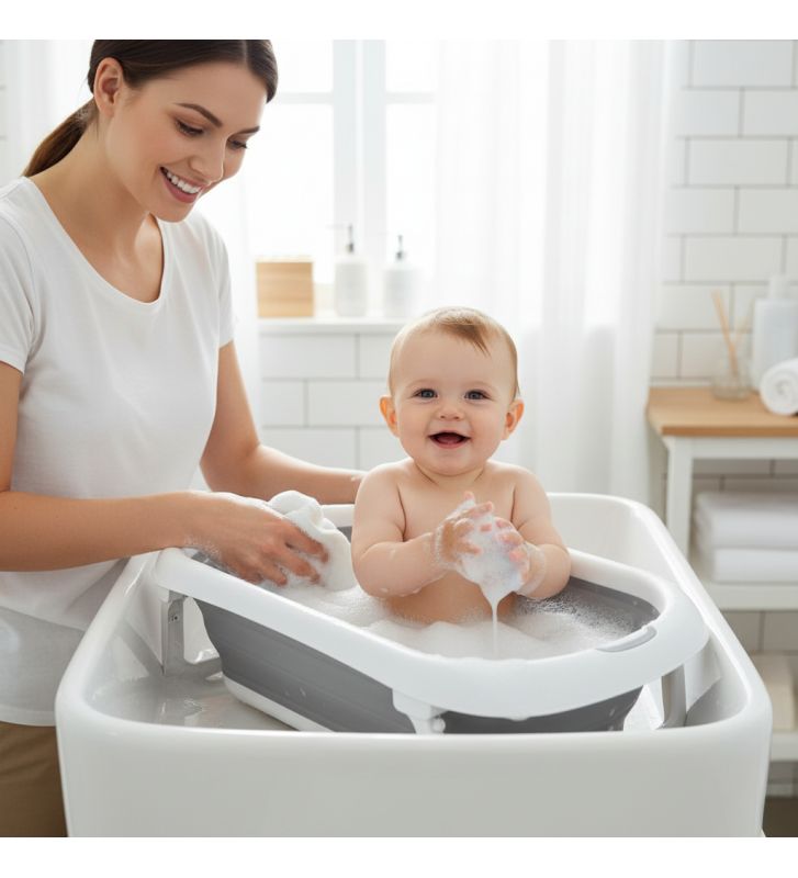 Komfortable und Faltbare Badewanne Lucca