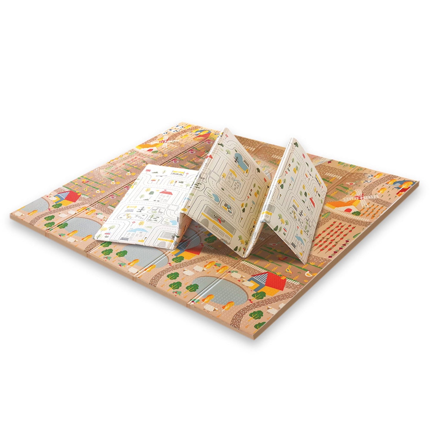 XXL foldable play mat 200 x 180 cm Mundpark