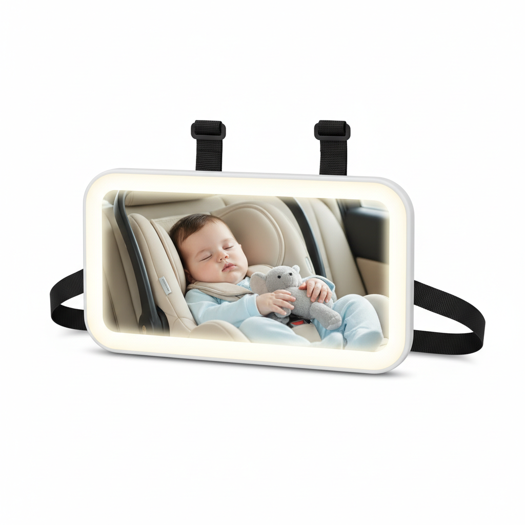 Led rückspiegel für baby