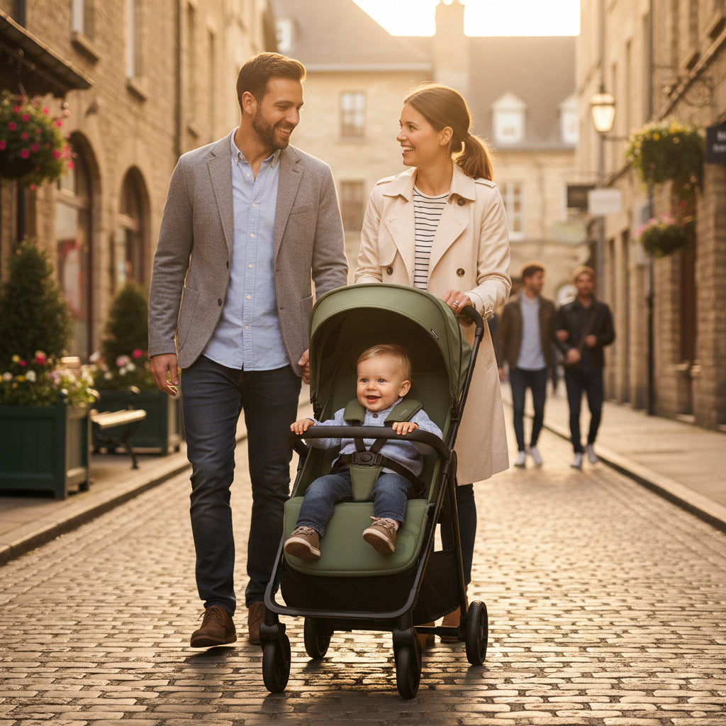 Asalvo Kinderwagen Malaga in grün