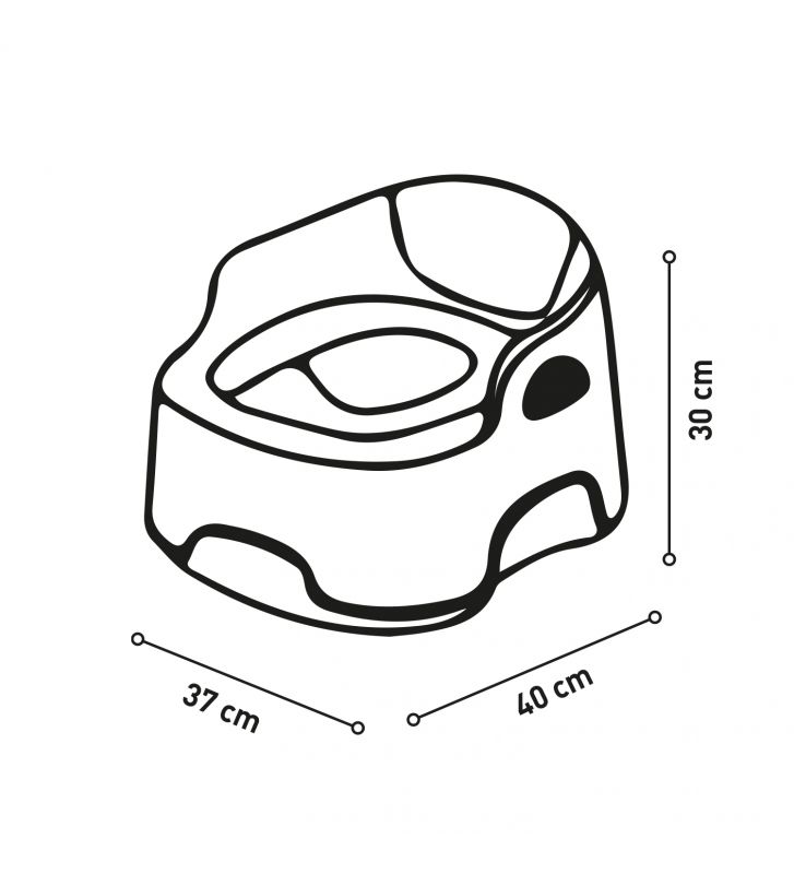 Baby & Kinder Töpfchen-WC Starlet 3 in 1