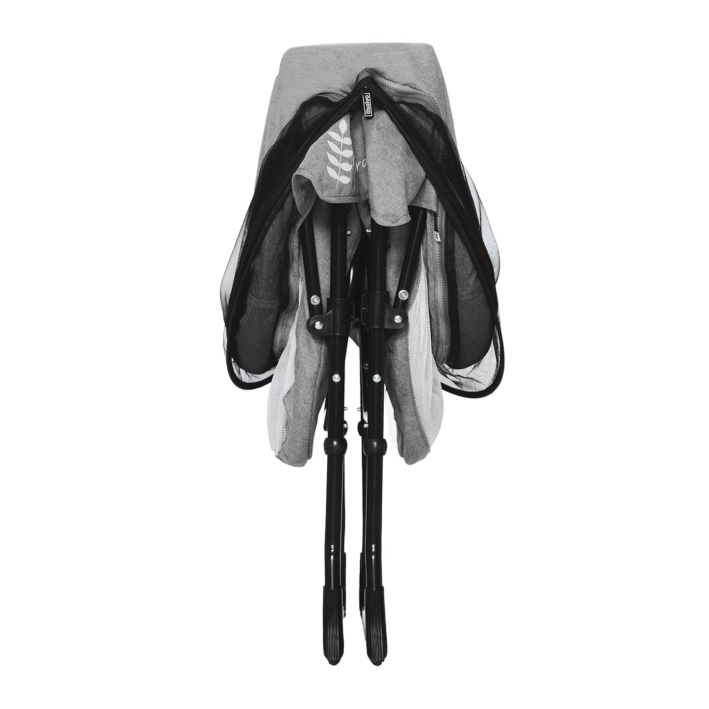 Asalvo Trip-Natura Falt-Mini-Kinderbett & Beistellbett in grau