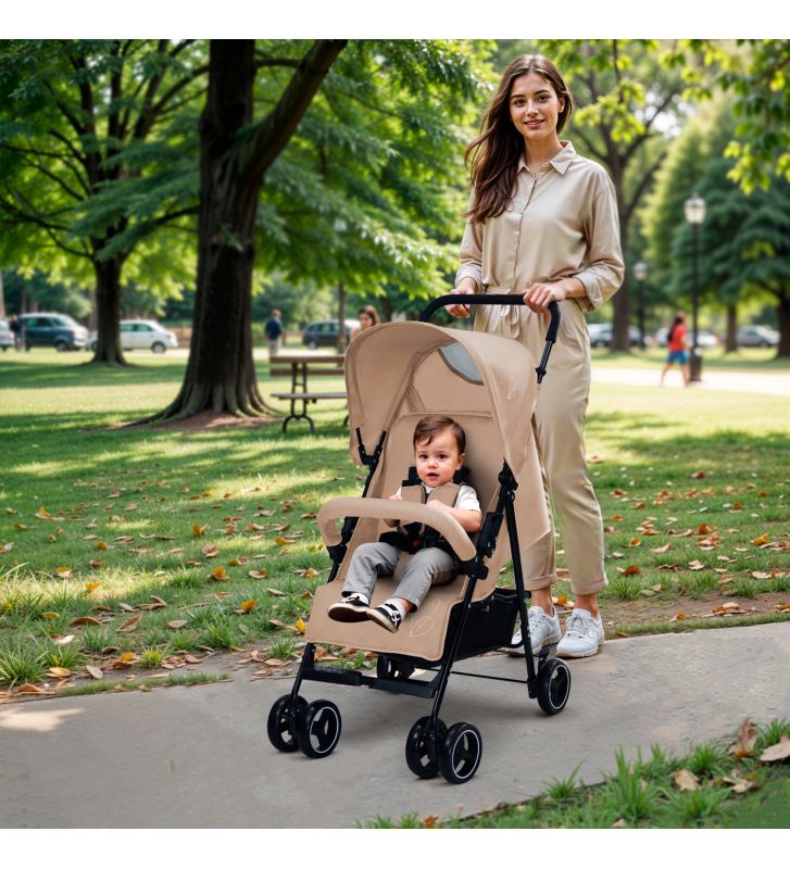 Kinderwagen Berlin in beige leicht und robust (Kopie)