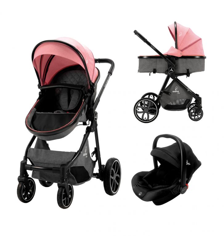Ensemble poussette Dubai 2 Convertible en trio
