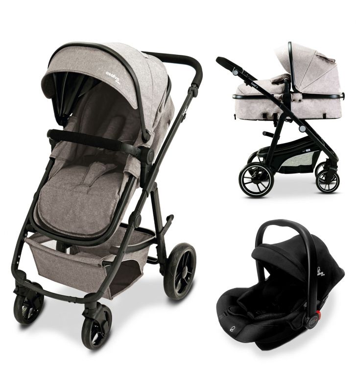 Asalvo Trio Convertible in 2 in 1 vielseitigste und praktischste Kinderwagen