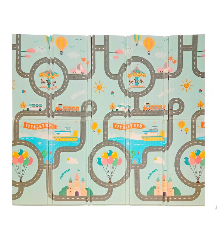 XXL faltbare Spielmatte 200 x 180 cm Mundpark