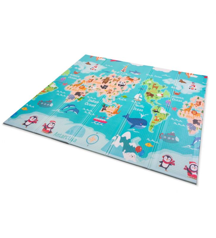 XXL faltbare Spielmatte 200 x 180 cm Mundpark